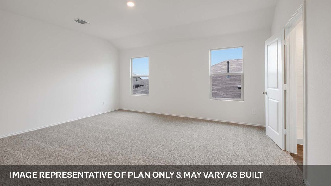 Spacious, unfurnished interior of a new home in Wayside, Uhland (Image 15).