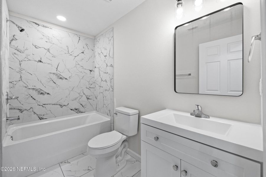 Furnished interior view inside a new home in , Jacksonville (Image 14). Furnished interior view inside a new home in , Jacksonville (Image 14).