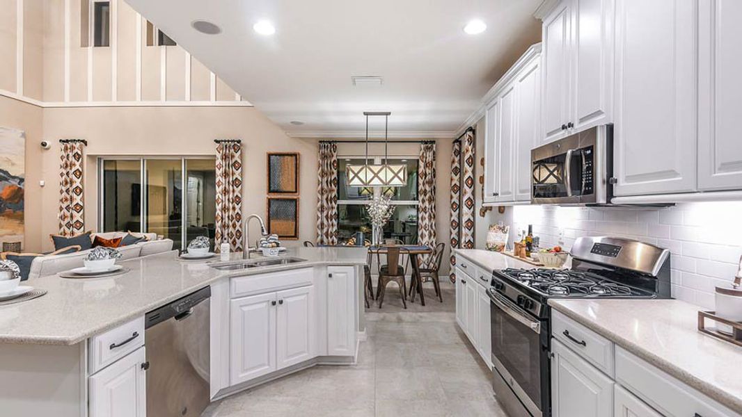 Representative furnished interior of a home built from the Bonaire by Taylor Morrison in Veranda Oaks, Port St. Lucie (Image 60).