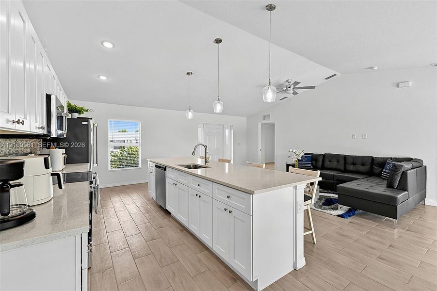 Furnished interior view inside a new home in , Cape Coral (Image 36).