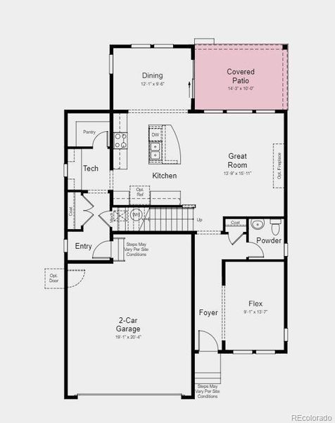 Structural options include: raised vanity at secondary bathroom, 14 seer A/C unit, modern 42" fireplace, outdoor living patio, and upgraded rail and spindle.