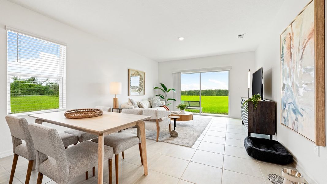 Furnished interior view inside a new home in Palm Wind, Hudson (Image 5).