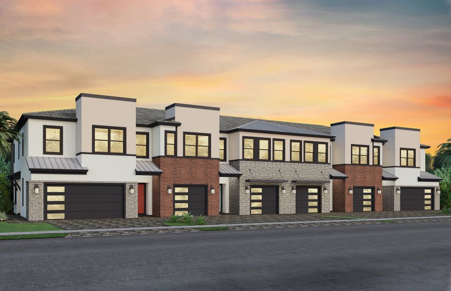 Townhome 6-Unit Exterior