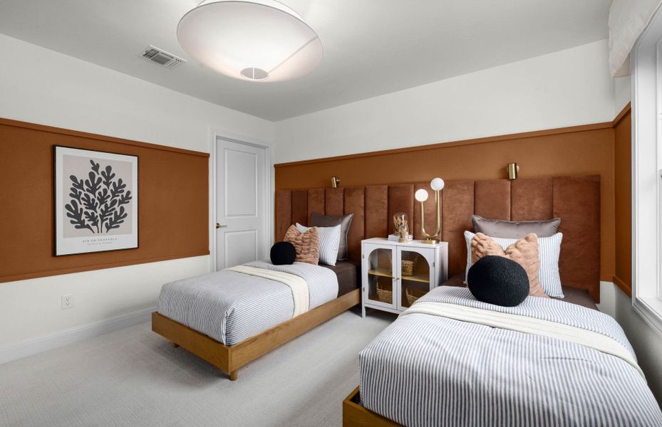 Representative furnished interior of a home built from the Mystique by Del Webb in Del Webb Austin at Lost Pines, Bastrop (Image 51).