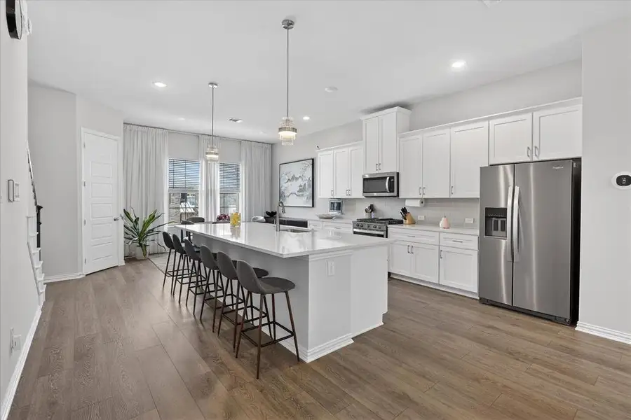 Furnished interior view inside a new home in , Dallas (Image 11).