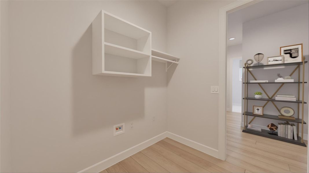 Spacious, unfurnished interior of a new home in Oakberry Trails, Waller (Image 17). Spacious, unfurnished interior of a new home in Oakberry Trails, Waller (Image 17).