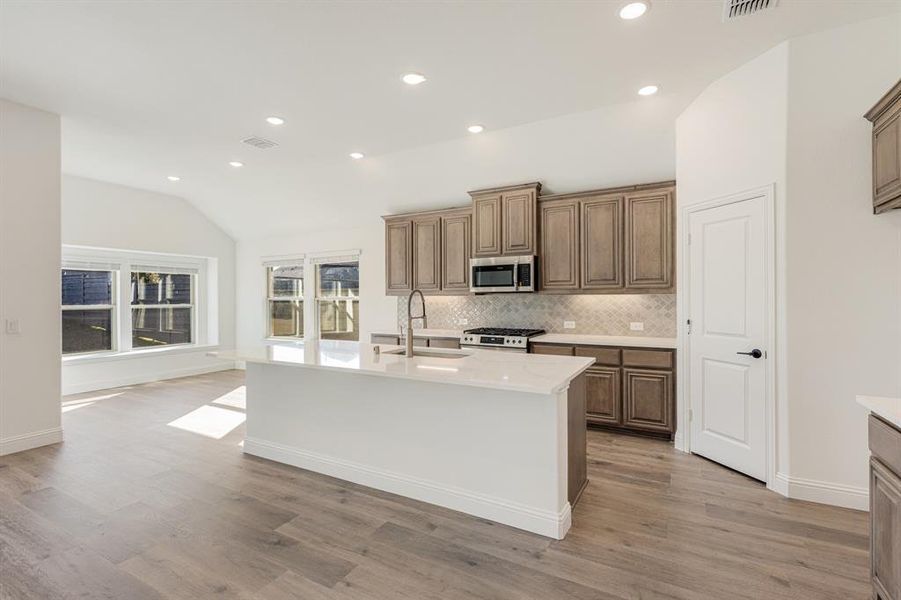 Furnished interior view inside a new home in Union Park Classic 55, Little Elm (Image 10).