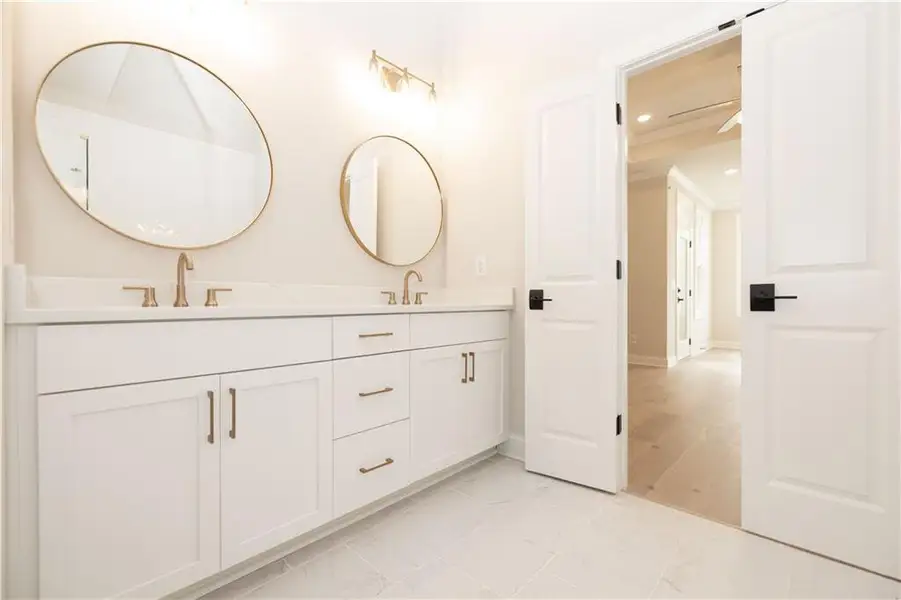 Furnished interior view inside a new home in Townes 333, Peachtree Corners (Image 9).