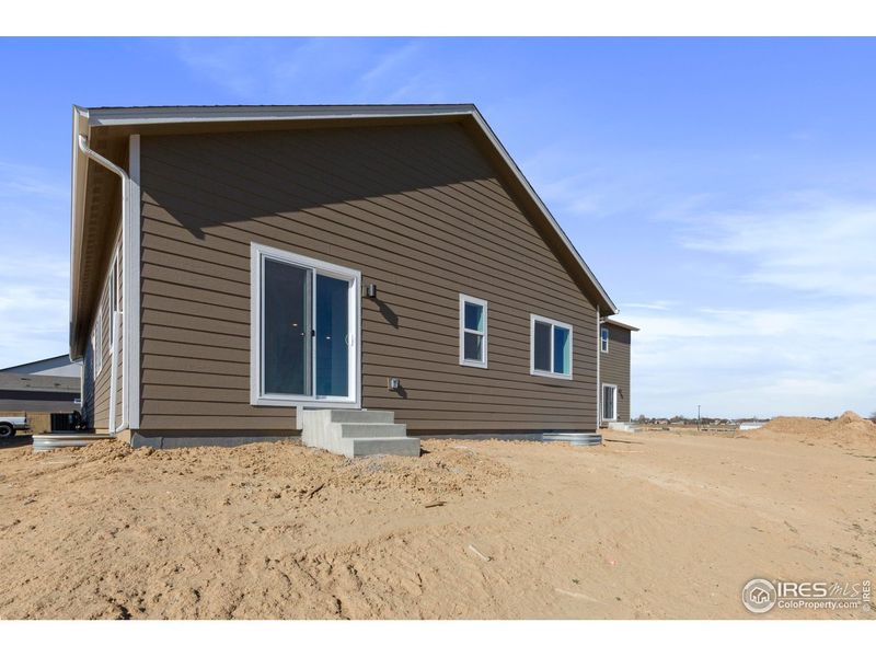 Exterior details and patio area of a home in Granary, Johnstown (Image 3). Exterior details and patio area of a home in Granary, Johnstown (Image 3).