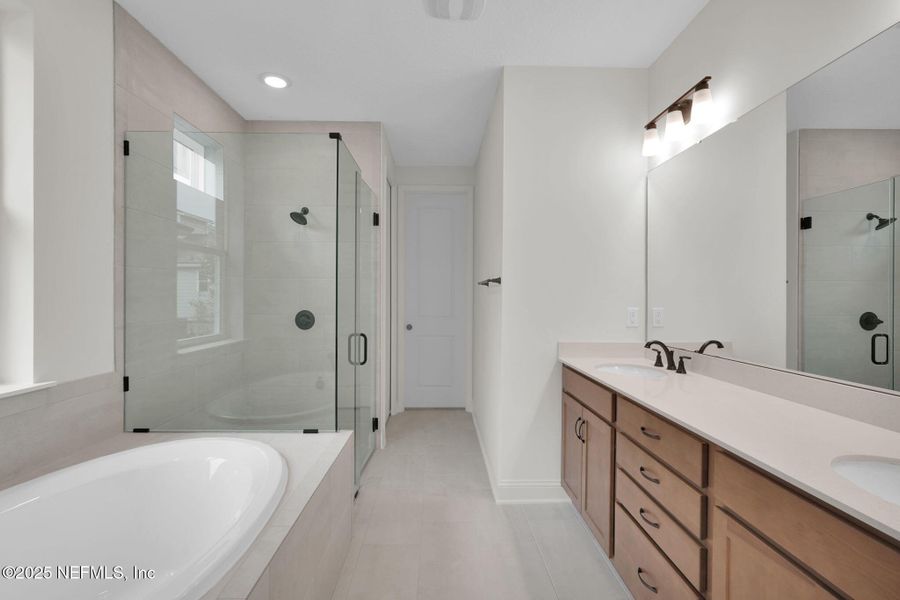 Furnished interior view inside a new home in Crosswinds at Nocatee, Ponte Vedra (Image 10).