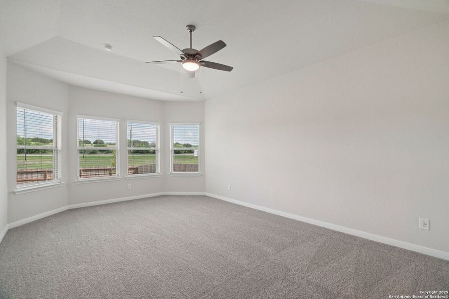 Spacious, unfurnished interior of a new home in Legendary Trails - Classic Series, Cibolo (Image 35). Spacious, unfurnished interior of a new home in Legendary Trails - Classic Series, Cibolo (Image 35).