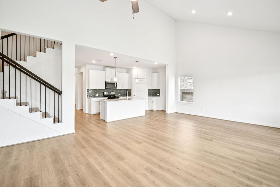 Photo is not of the actual home, but is an inspirational photo of builder’s model home and may depict options, furnishings, and/or decorator features that are not included