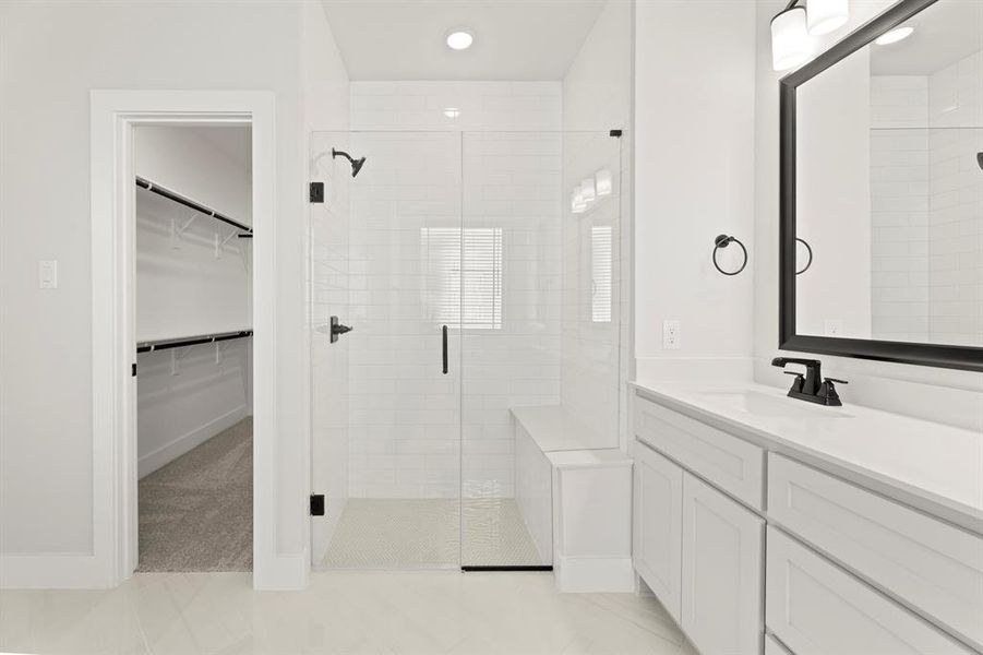 Furnished interior view inside a new home in Trails at Cottonwood Creek, Rowlett (Image 10).