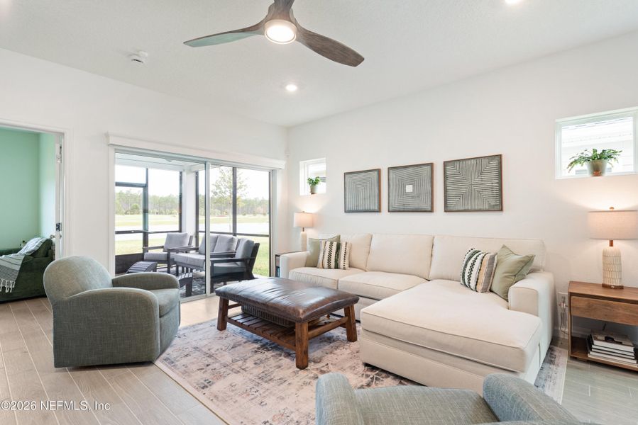Furnished interior view inside a new home in , St. Johns (Image 13).