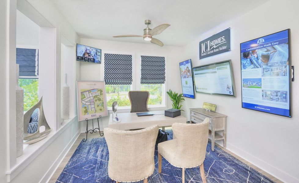 Furnished interior view inside a new home in Persimmon Park, Wesley Chapel (Image 10).