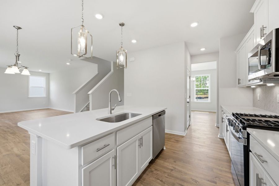 Furnished interior view inside a new home in The Farm at Neill's Creek, Lillington (Image 8).