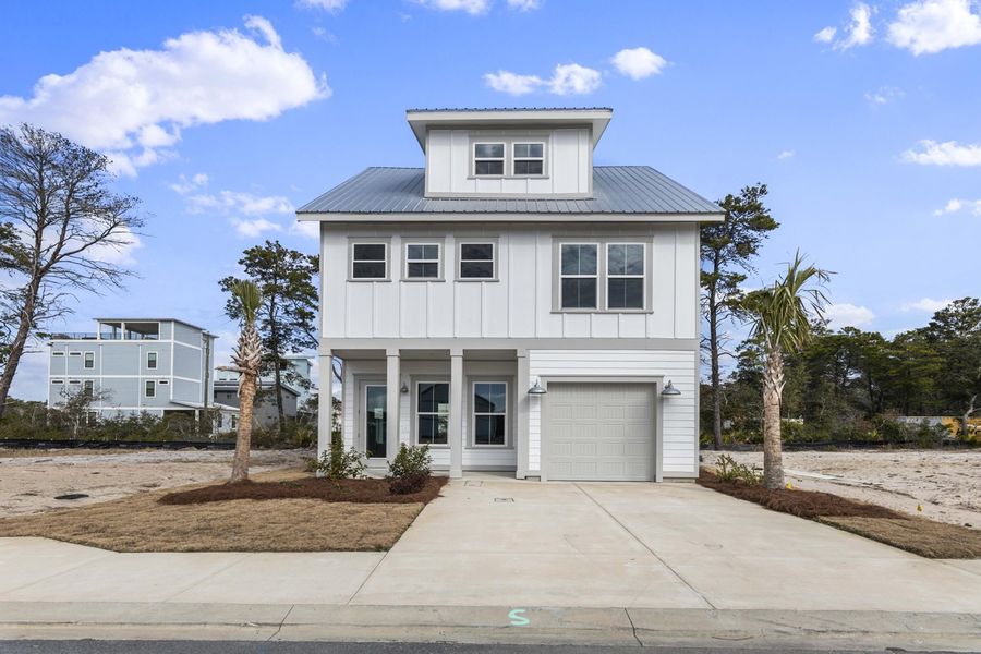 Representative exterior photo of a completed home built from the Marino by Brock Built in Nautilus Pointe, Inlet Beach, FL (Image 23).