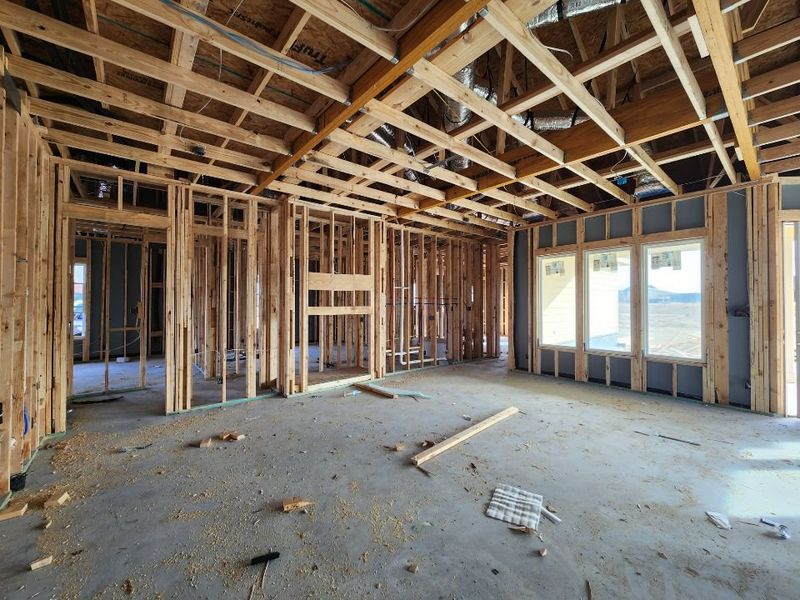 In-progress construction of a new home in Rocky Top, Krum, TX (Image 7).