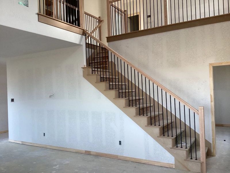 In-progress construction of a new home in Lariat, Liberty Hill, TX (Image 11).