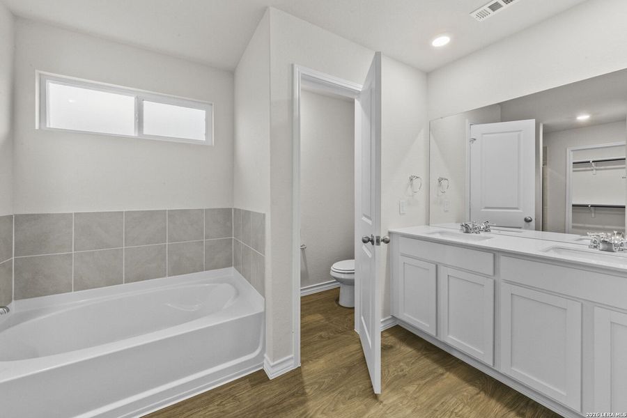 Furnished interior view inside a new home in Riverstone at Westpointe, San Antonio (Image 7).