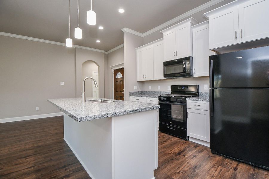 Furnished interior view inside a new home in , Houston (Image 14). Furnished interior view inside a new home in , Houston (Image 14).