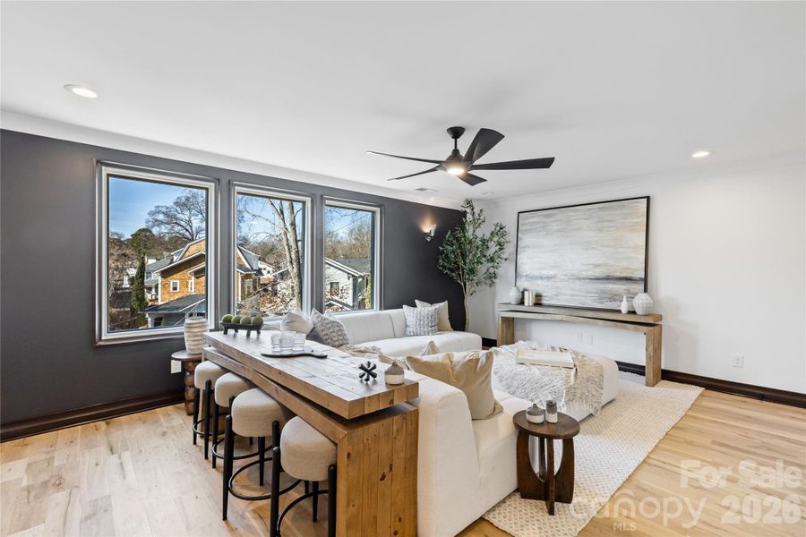 Furnished interior view inside a new home in , Charlotte (Image 29). Furnished interior view inside a new home in , Charlotte (Image 29).