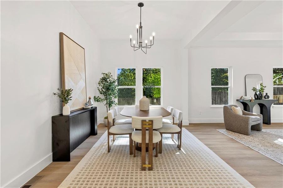 Furnished interior view inside a new home in , Scottdale (Image 9).