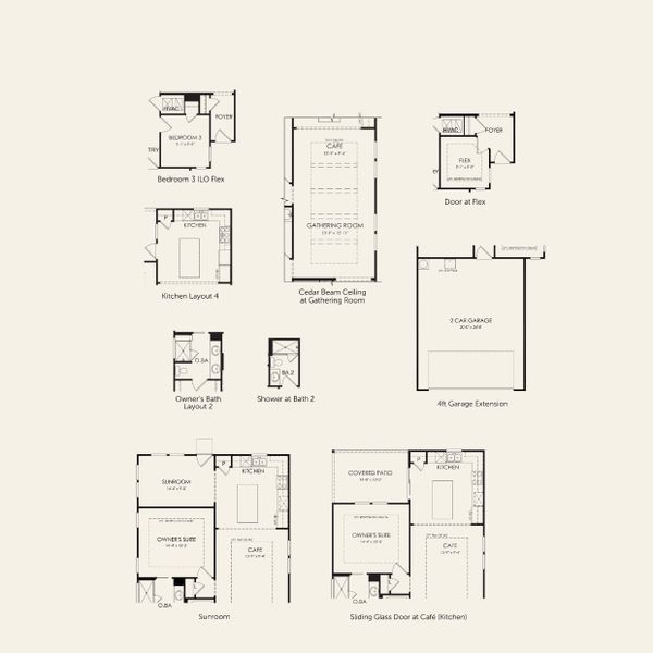 2D floor plan layout for the Compass by Del Webb in Sun City Texas, Georgetown, TX (Image 3). 2D floor plan layout for the Compass by Del Webb in Sun City Texas, Georgetown, TX (Image 3).