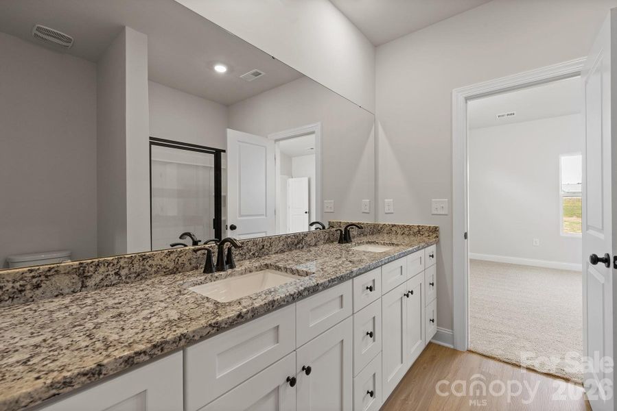 Furnished interior view inside a new home in Ascot Woods, Charlotte (Image 6).