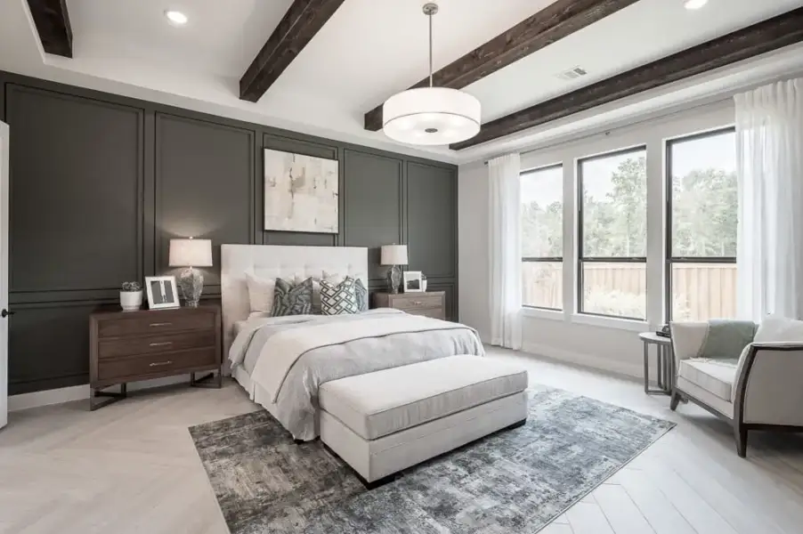 Furnished interior view inside a new home in Legacy Grove, Montgomery (Image 18). Furnished interior view inside a new home in Legacy Grove, Montgomery (Image 18).