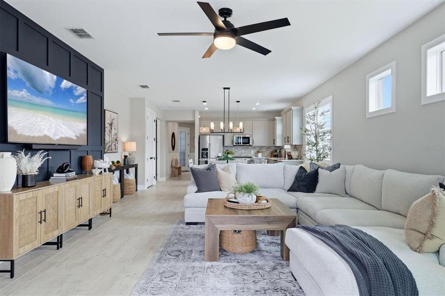 Furnished interior view inside a new home in , Parrish (Image 15).
