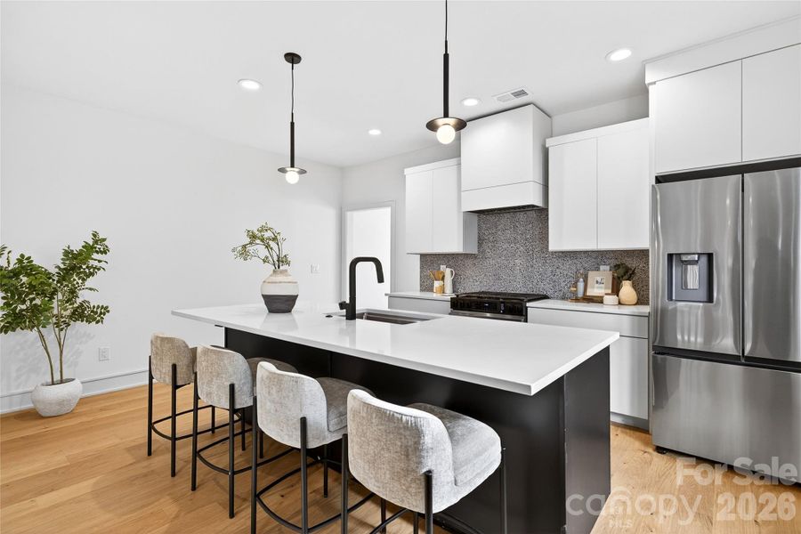 Furnished interior view inside a new home in , Charlotte (Image 26).