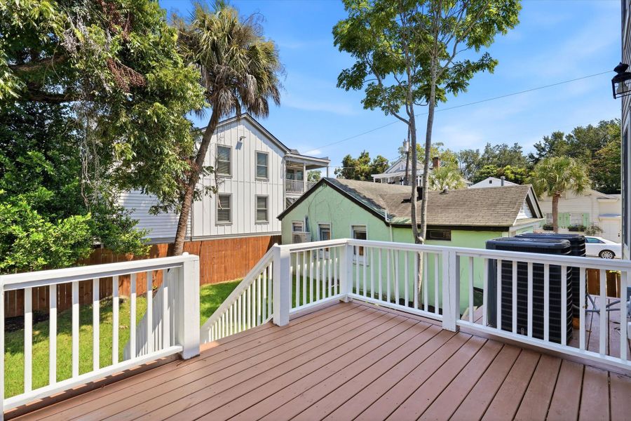 Exterior details and patio area of a home in , Charleston (Image 27).
