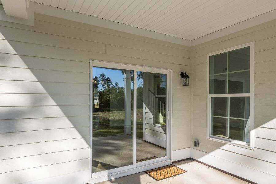 Exterior details and patio area of a home in Hancock Farms, Aiken (Image 27).