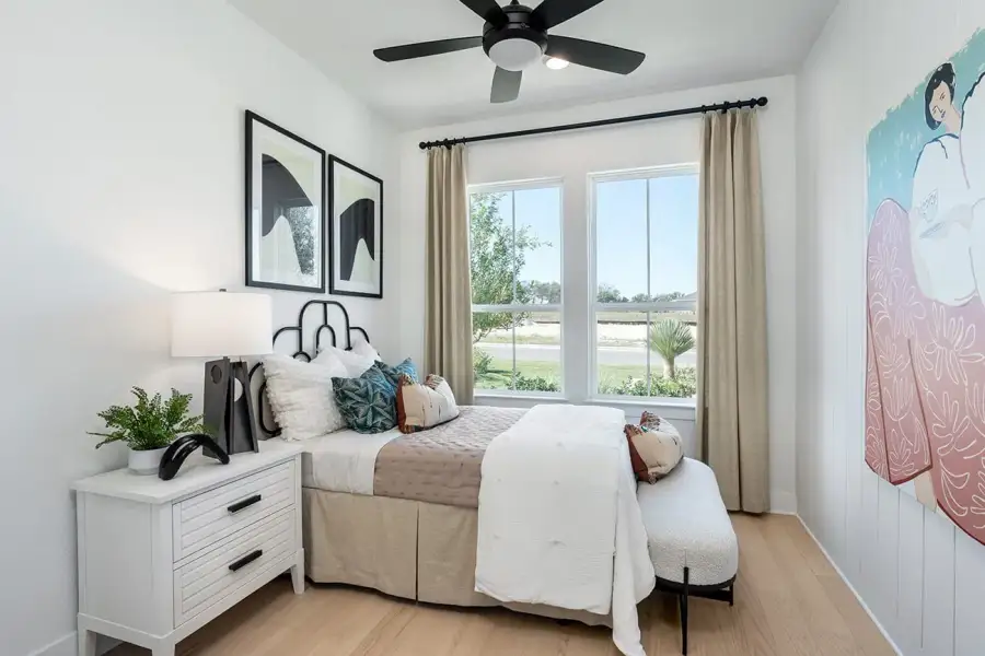 Furnished interior view inside a new home in Lagos Reserve, Manor (Image 30).