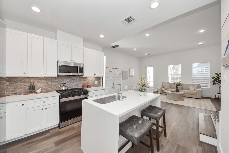Furnished interior view inside a new home in Carver Landing, Houston (Image 29).