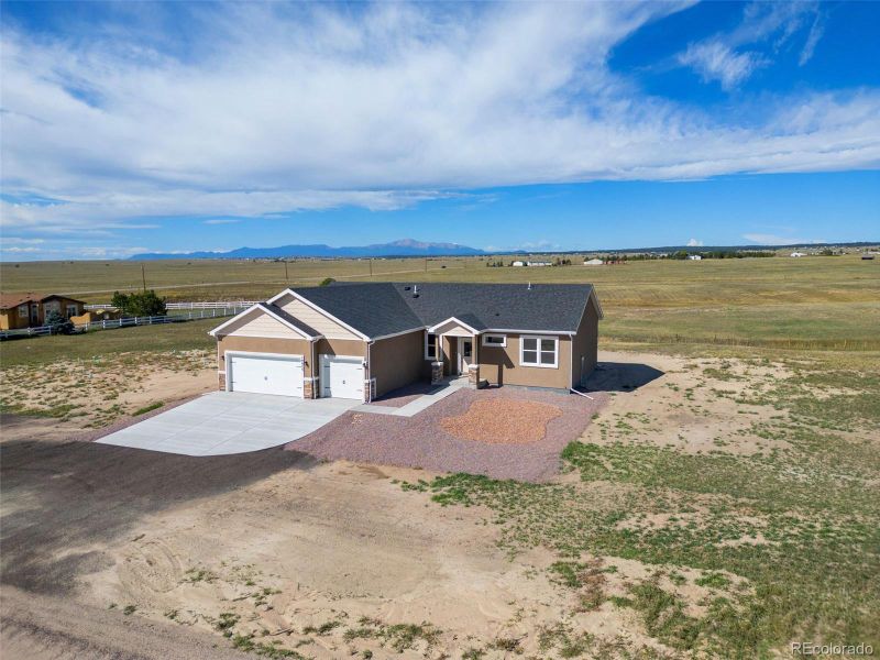 Front exterior of a new home in , Pueblo West, CO, highlighting curb appeal (Image 28).
