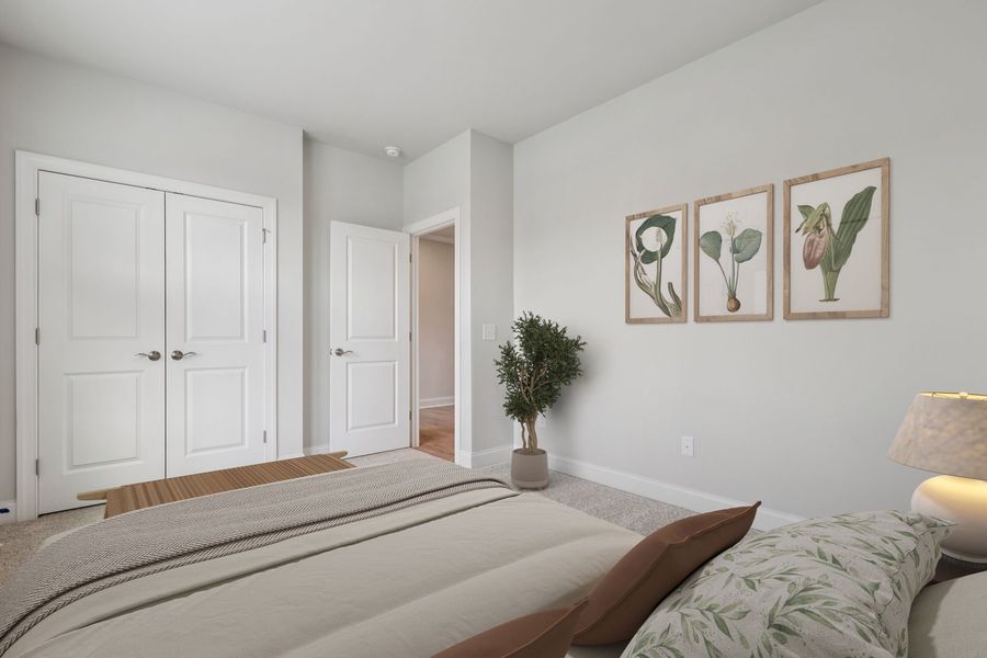 Furnished interior view inside a new home in The Beacon at Old Peachtree Single Family Homes, Lawrenceville (Image 349).