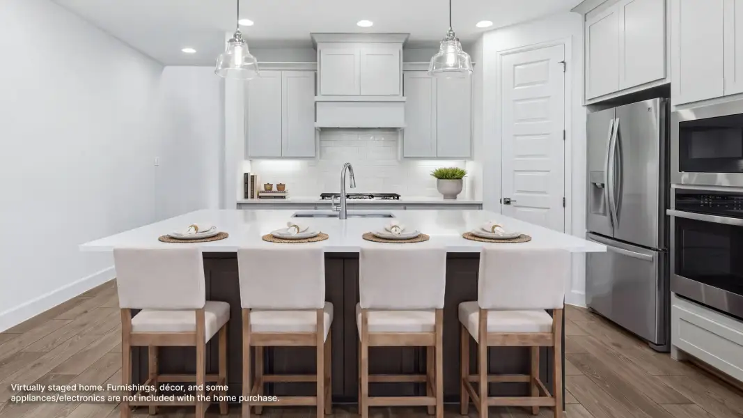 Furnished interior view inside a new home in Eliana, McKinney (Image 4).