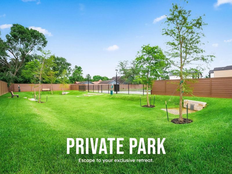 Exterior details and patio area of a home in Shiloh Reserve, Houston (Image 3).