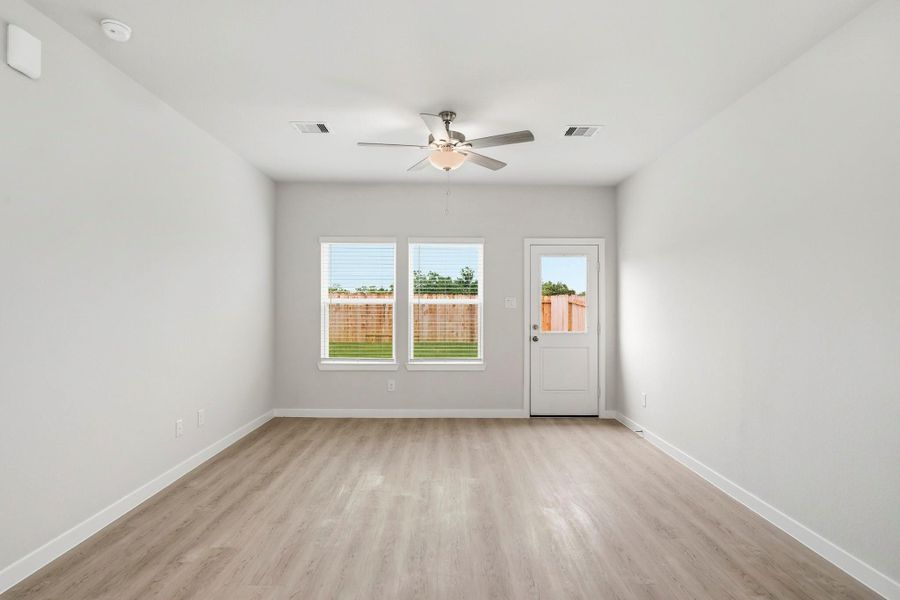 Spacious, unfurnished interior of a new home in Barrett Crossing, Crosby (Image 10). Spacious, unfurnished interior of a new home in Barrett Crossing, Crosby (Image 10).