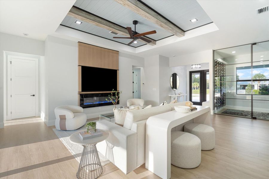 Furnished interior view inside a new home in , West Palm Beach (Image 16).
