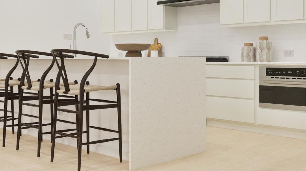 Grove Core Ei Kitchen Waterfall Countertop