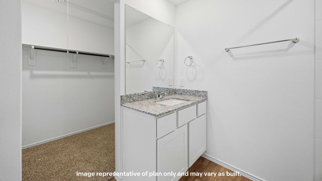 Furnished interior view inside a new home in Terra Vista, Lubbock (Image 9).