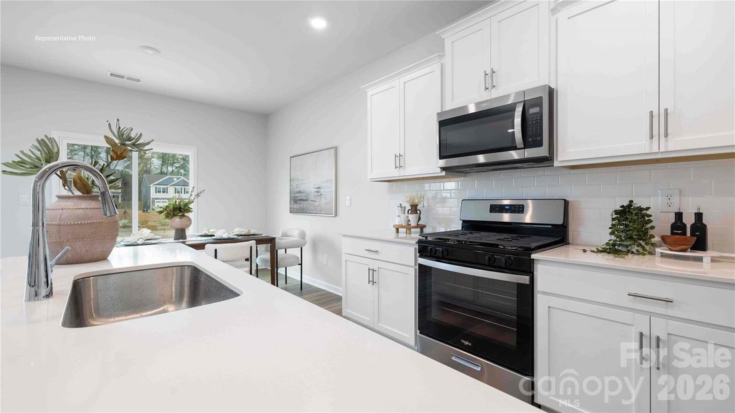 Furnished interior view inside a new home in Sonoma Hills, Charlotte (Image 5).