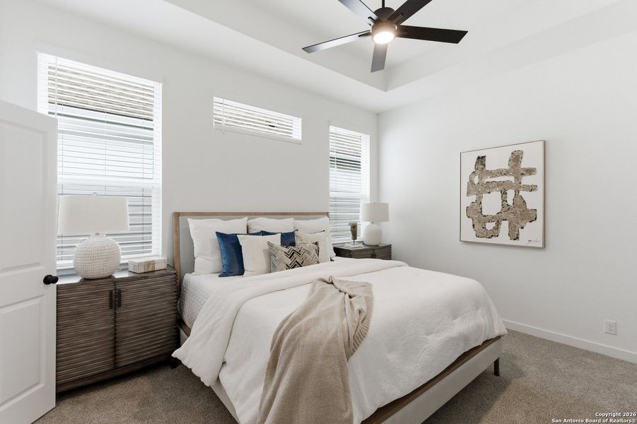 Furnished interior view inside a new home in The Crossvine, Schertz (Image 17).