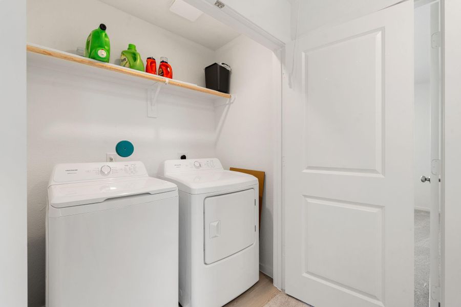 Furnished interior view inside a new home in Emberly: Cottage Collection, Beasley (Image 18).