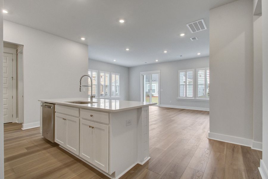 Furnished interior view inside a new home in Carnes Crossroads, Summerville (Image 5). Furnished interior view inside a new home in Carnes Crossroads, Summerville (Image 5).