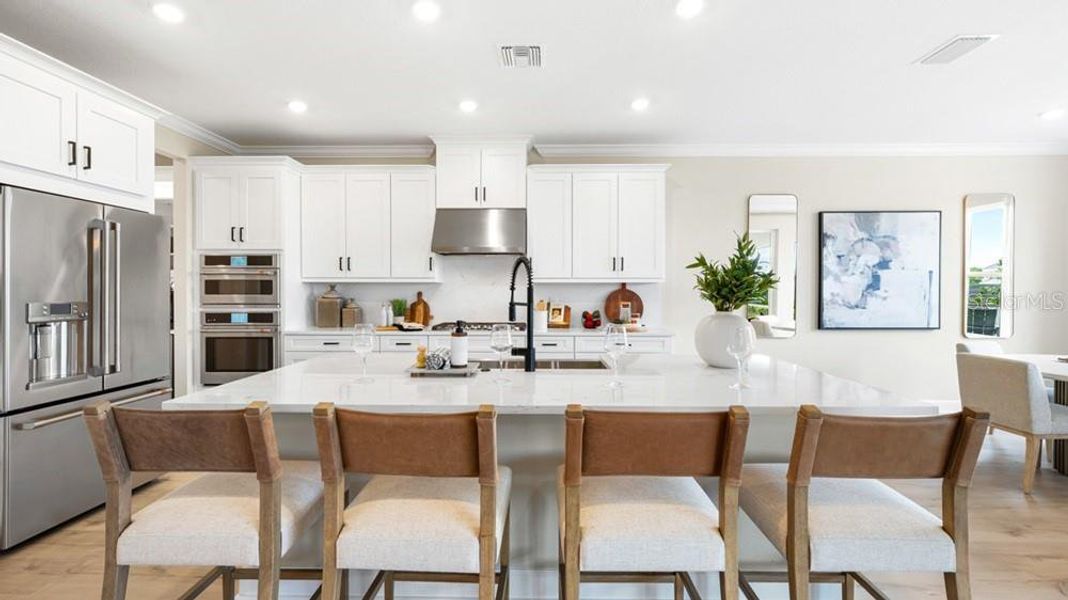 Furnished interior view inside a new home in Hammock at Two Rivers, Zephyrhills (Image 9).
