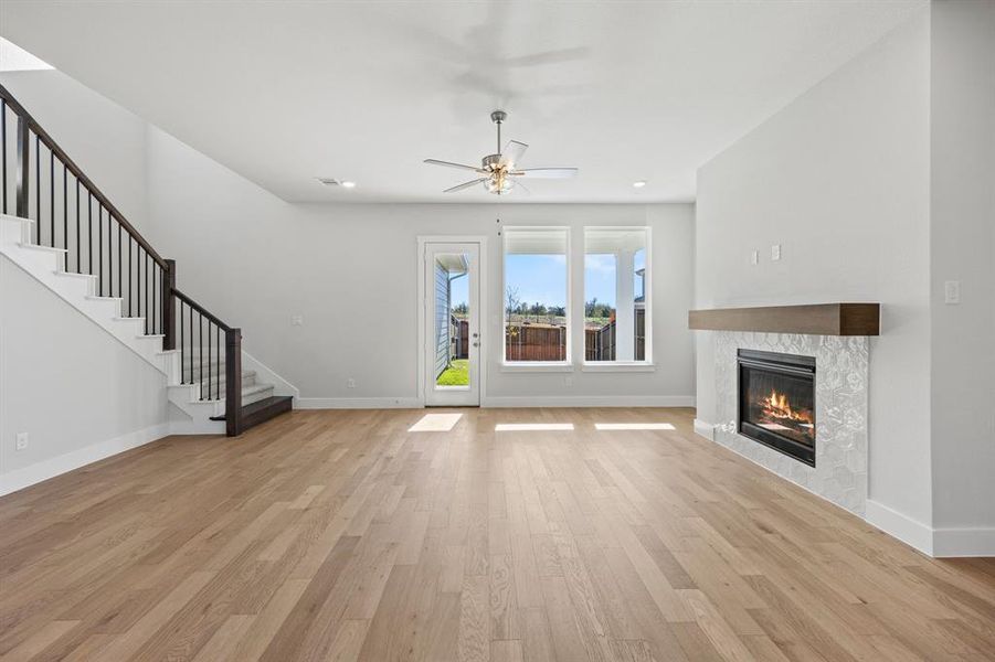 Spacious, unfurnished interior of a new home in The Heights at Uptown Celina, Celina (Image 15). Spacious, unfurnished interior of a new home in The Heights at Uptown Celina, Celina (Image 15).
